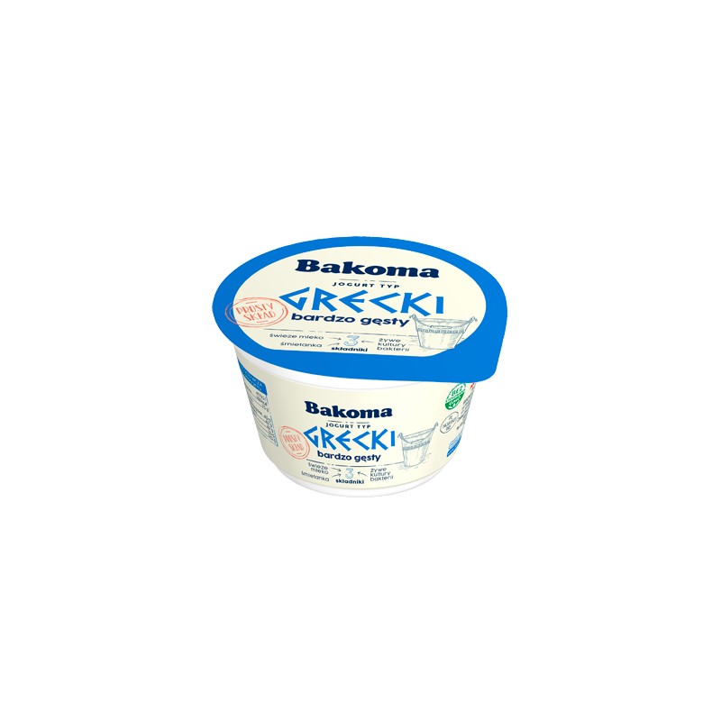 Bakoma Jogurt Naturalny Grecki G