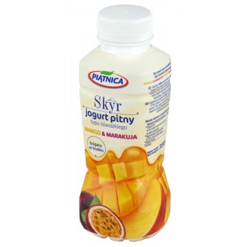 Piątnica Skyr Jogurt Mango Marakuja 330ml